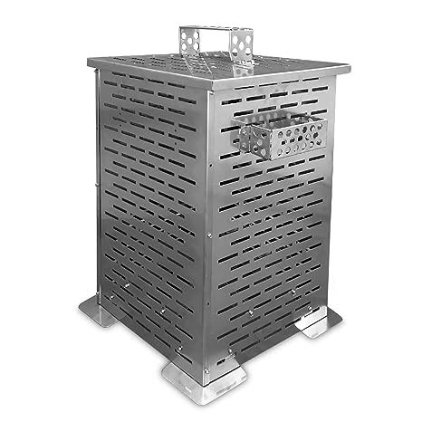 delude heavey steel fire box|Burn Box, 35 Inch 67 Gallon Heavy Gauge Stainless Steel Burn .